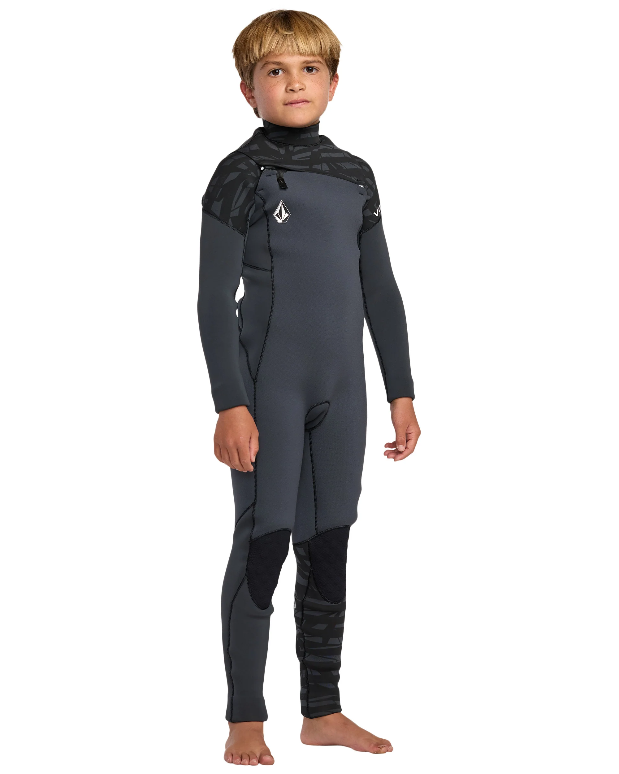 Kids' Big Boys' 4/3MM Modulator Chest Zip Full Wetsuit - Image 4