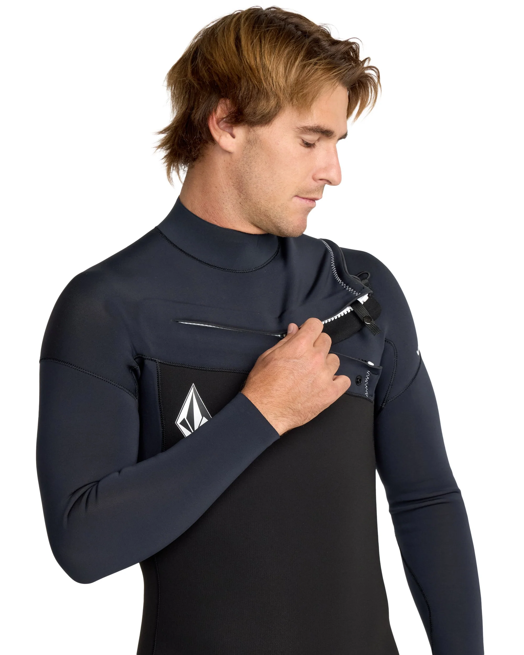 Men's 4/3MM Modulator Chest Zip Full Wetsuit - Image 3