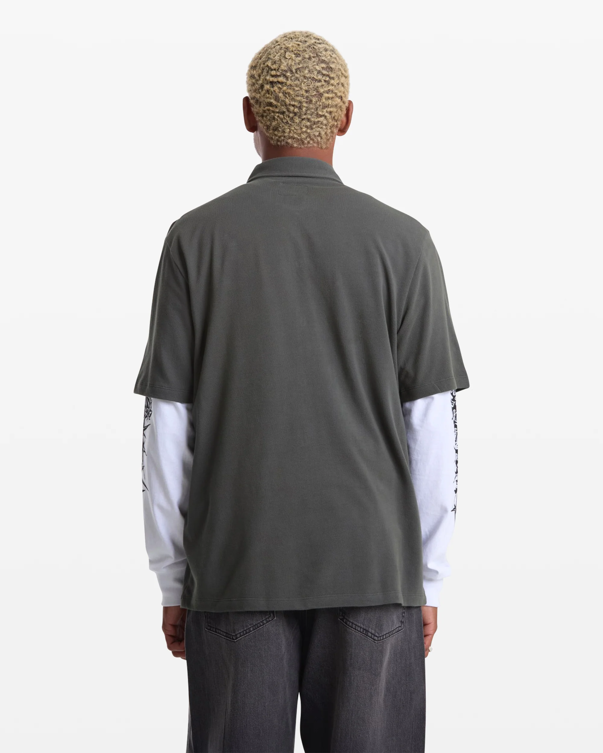 Men's Chavo Button Down Short Sleeve Tee - Image 2