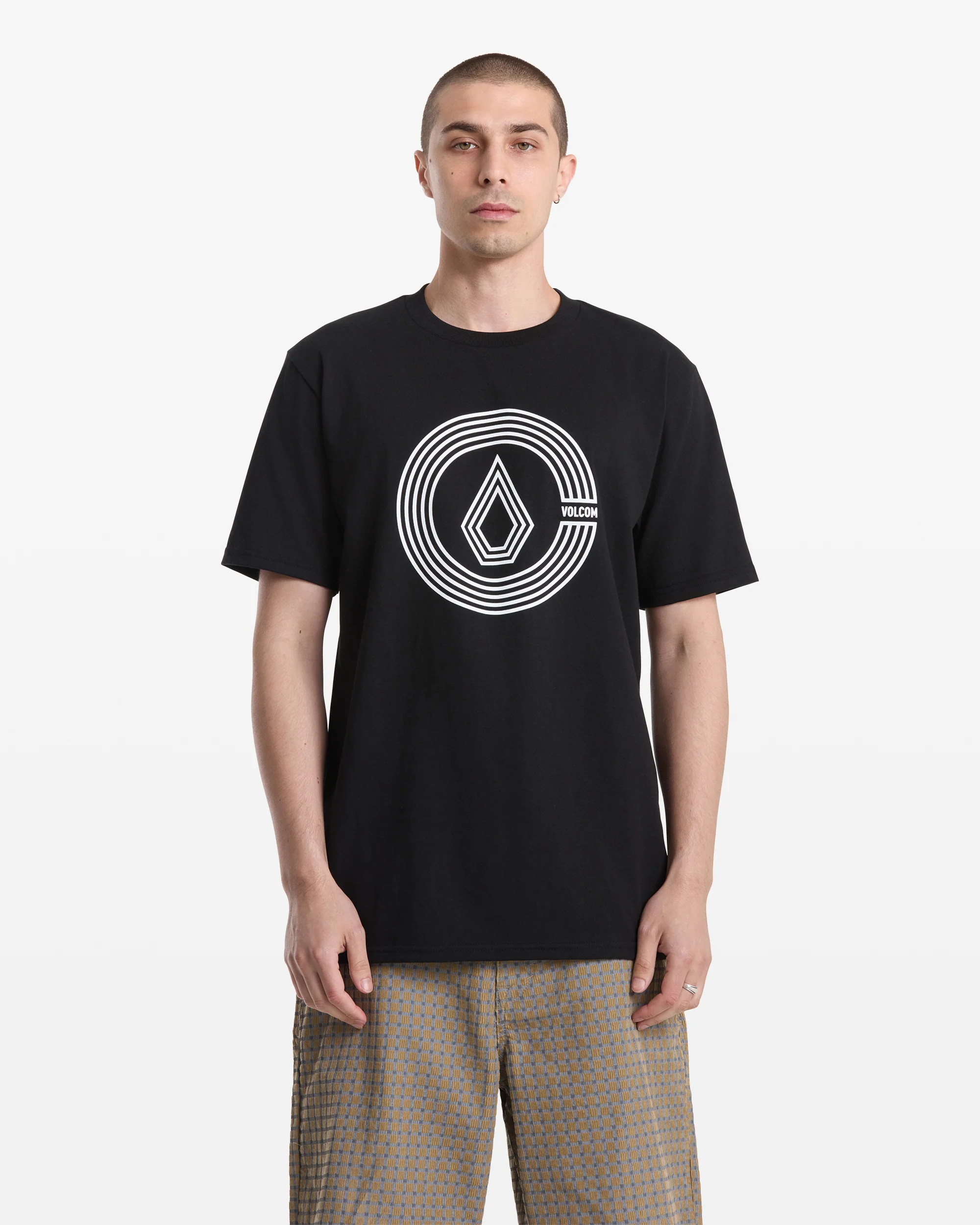 Men's Circle Split Short Sleeve Tee - Image 2