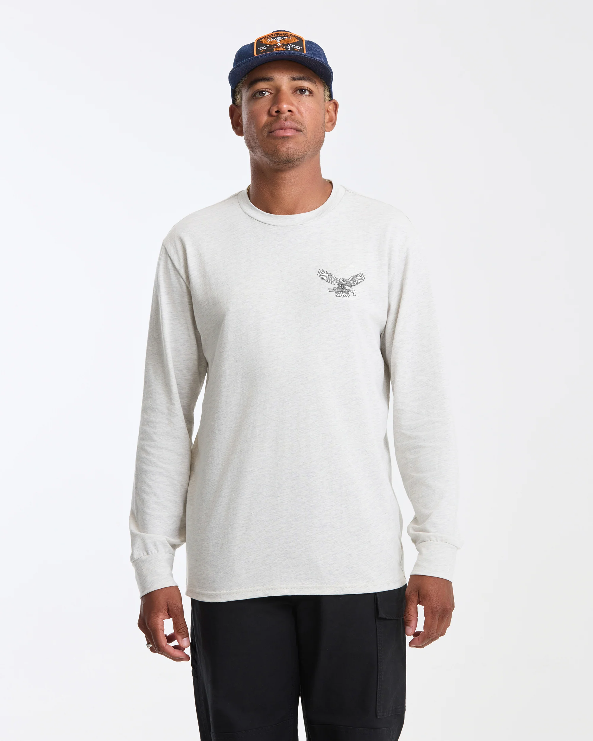 Men's Hammered Long Sleeve Tee - Image 2