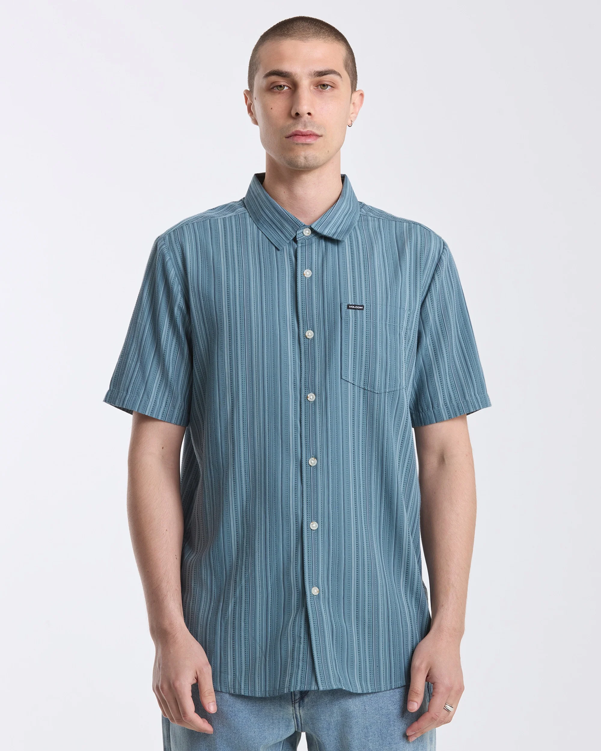Men's Jahstripe Short Sleeve Shirt