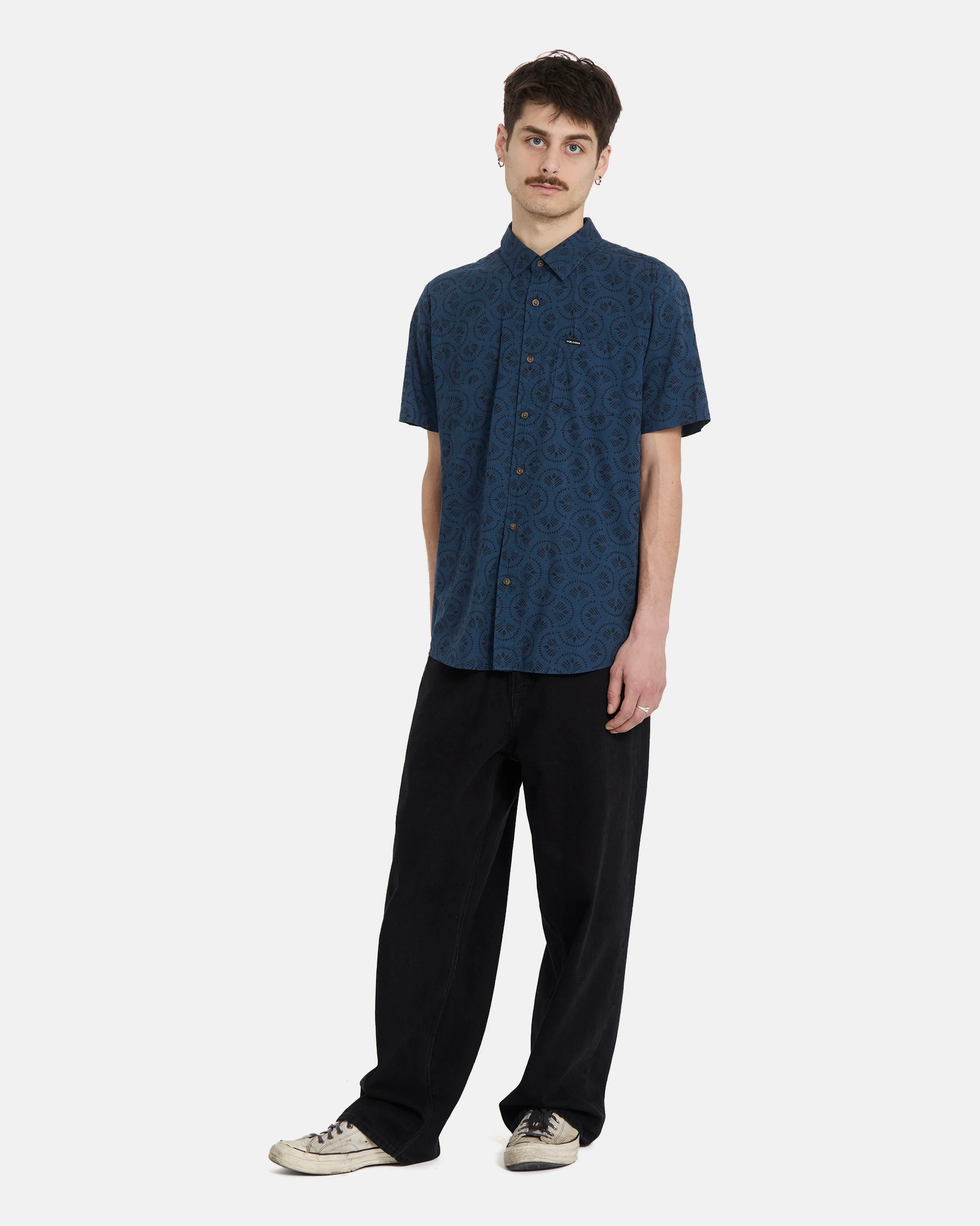 Men's Scaler Stone Woven Short Sleeve Shirt - Image 5