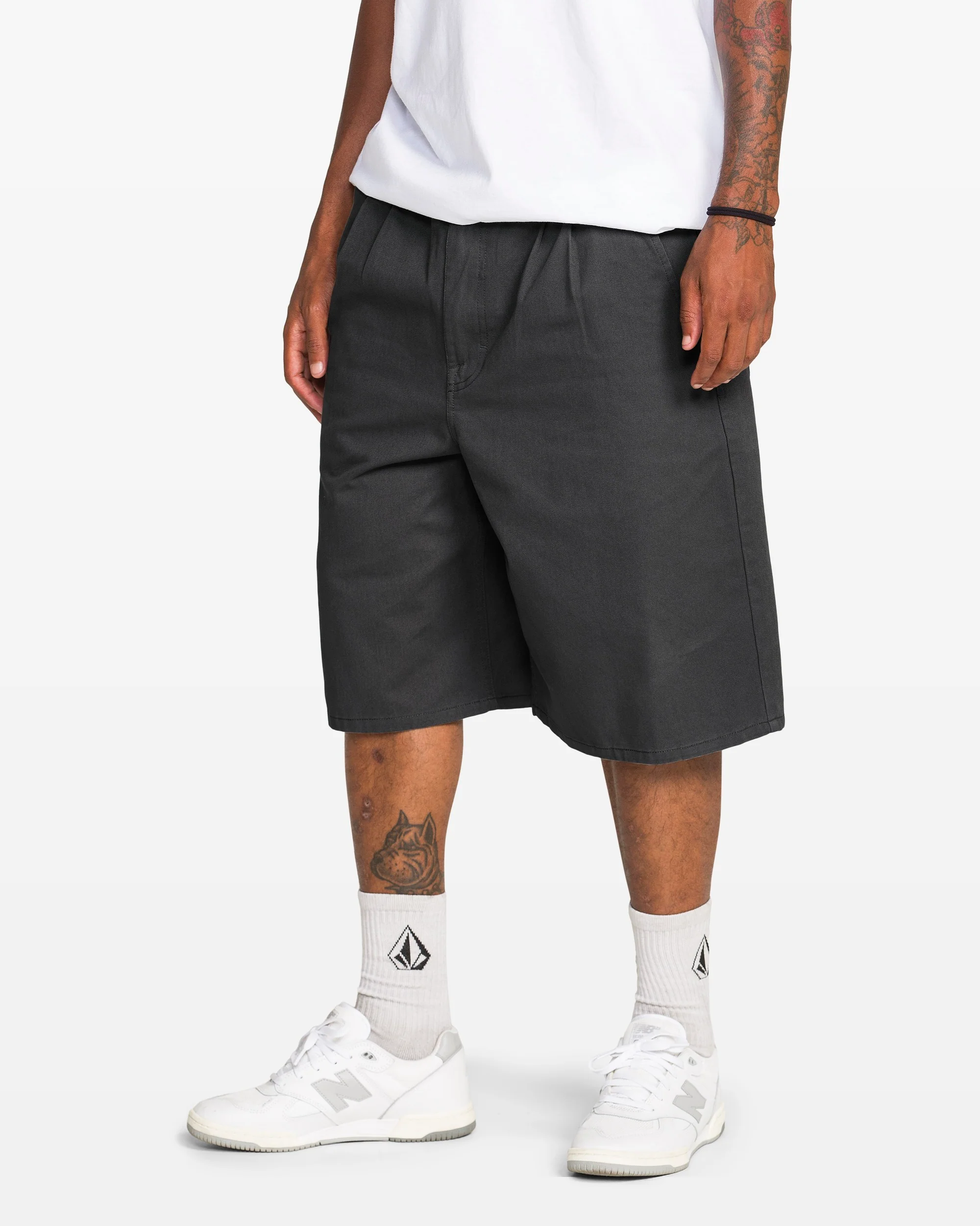 Men's Chillow Pleat Elastic Waist Chino Shorts