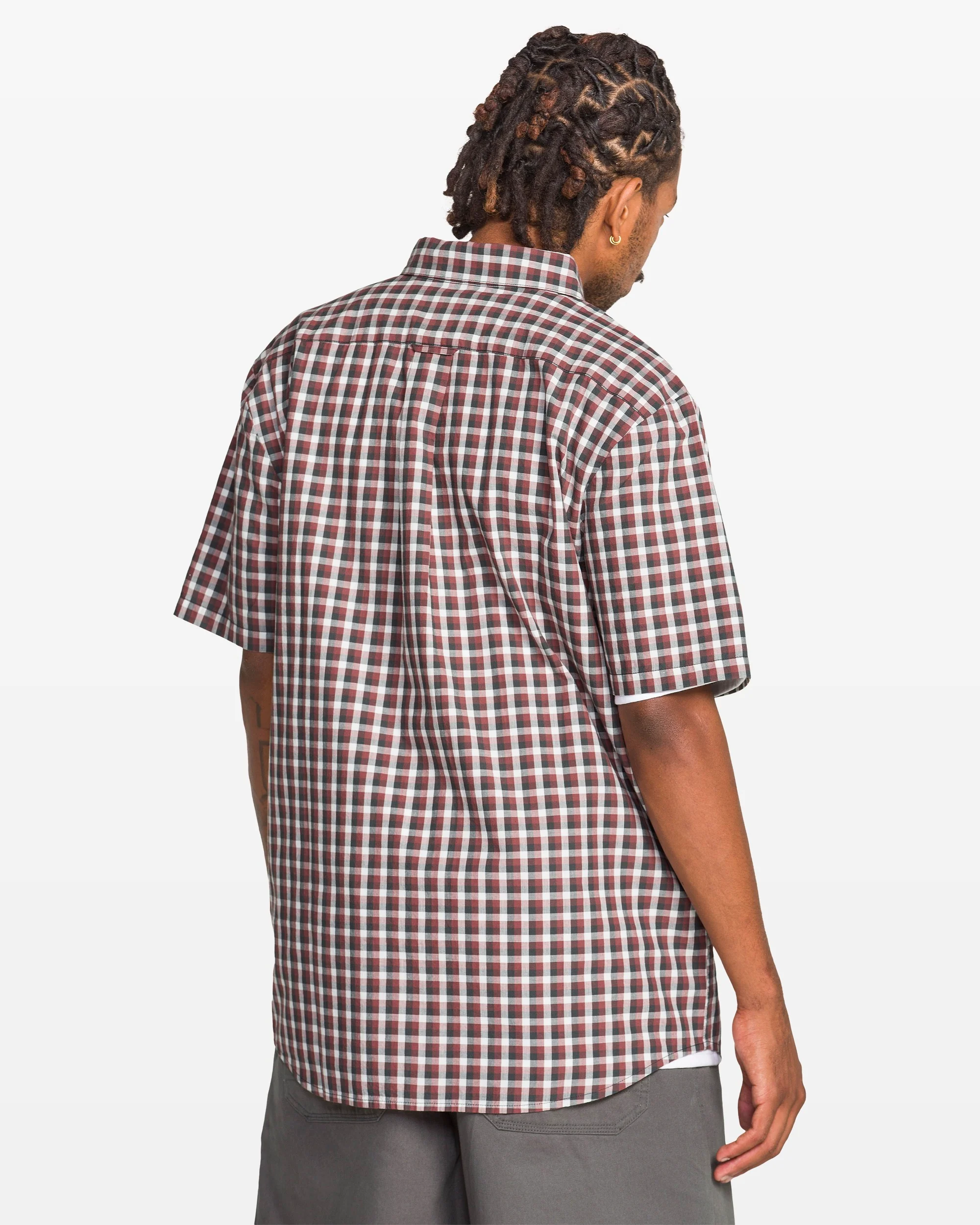 Men's Louie Check Short Sleeve Shirt - Image 2