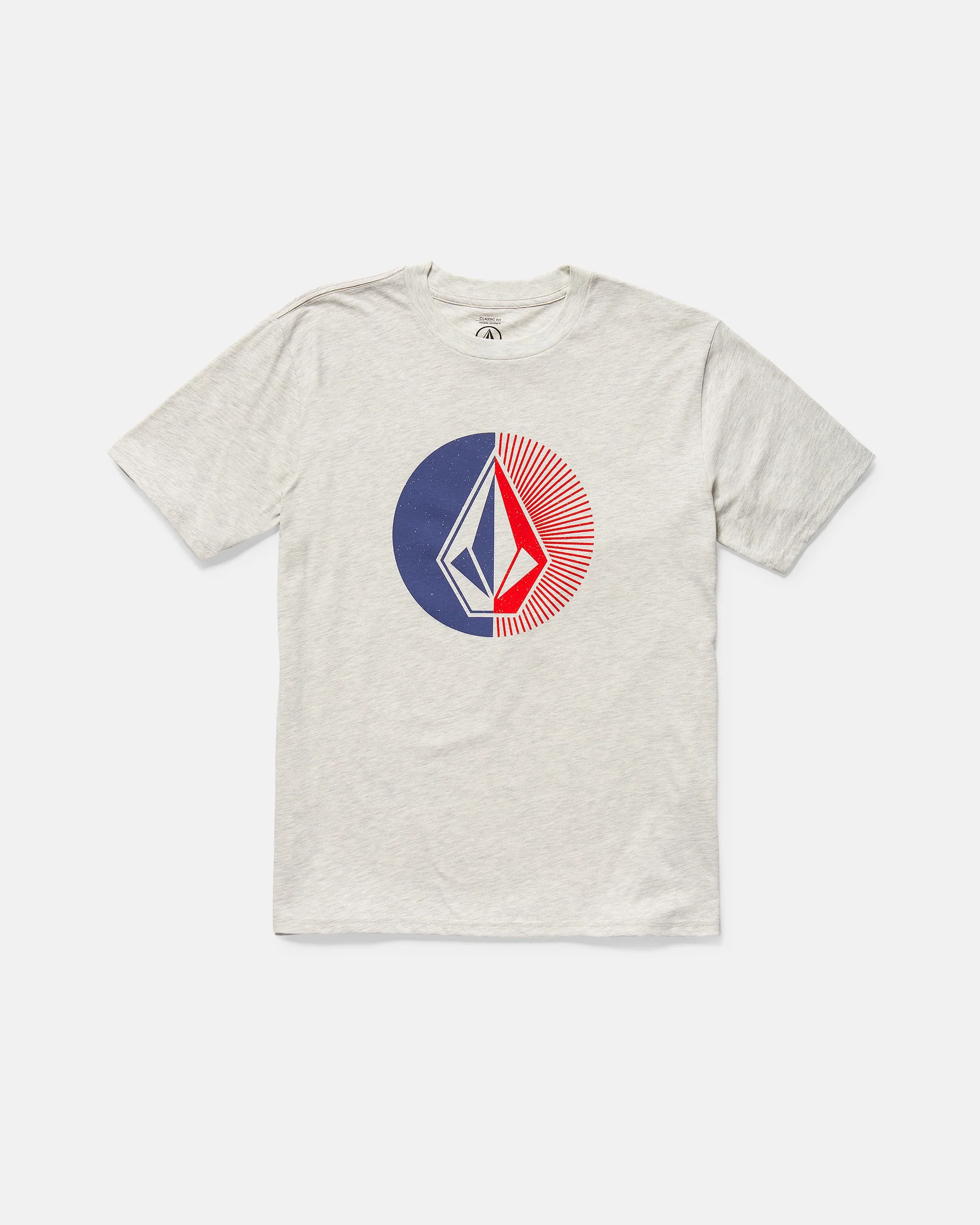 Mens' Circle Stone Split Short Sleeve Tee