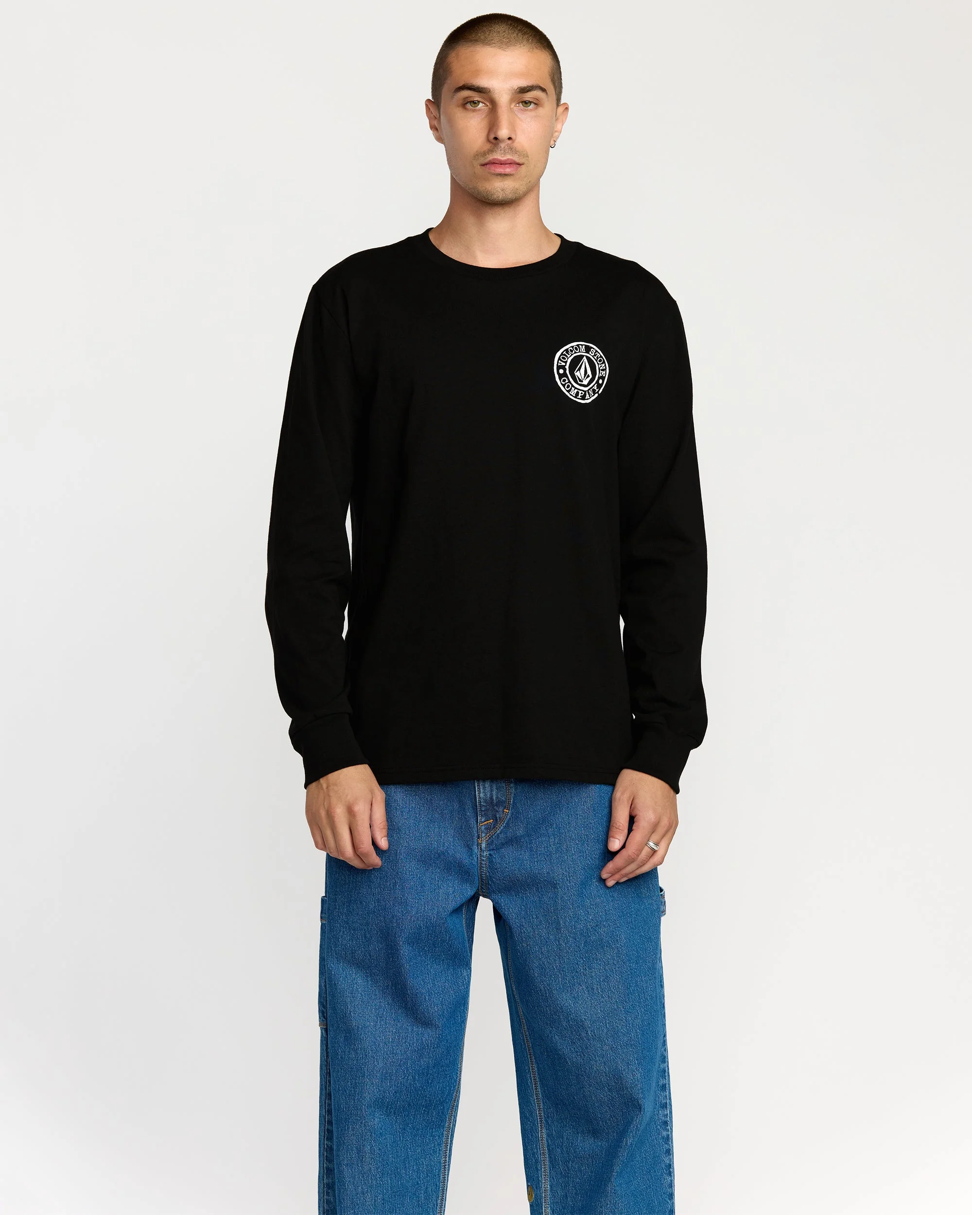Men's Logo Stamp Long Sleeve Tee - Image 2