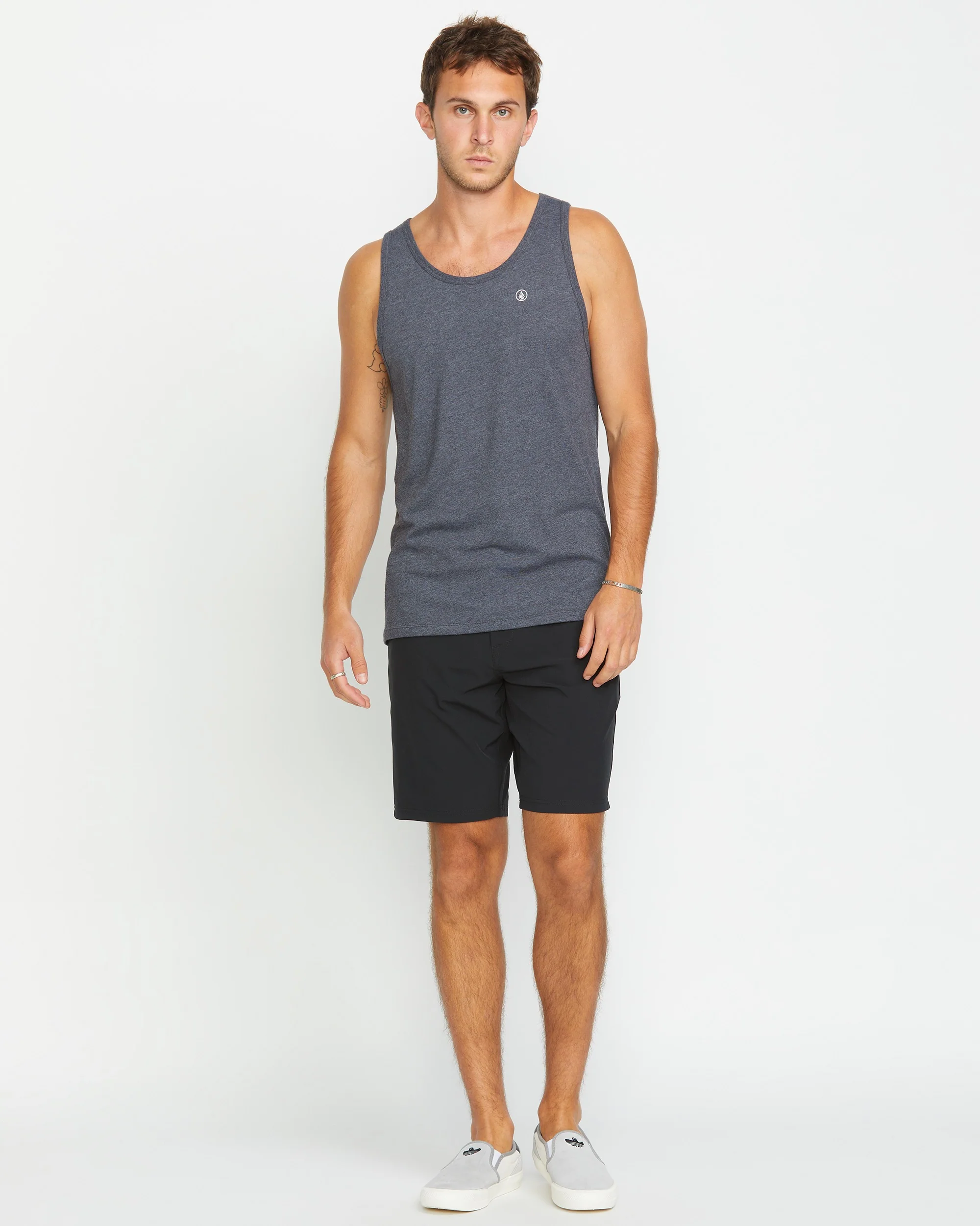 Men's Solid Heather Tank - Image 10