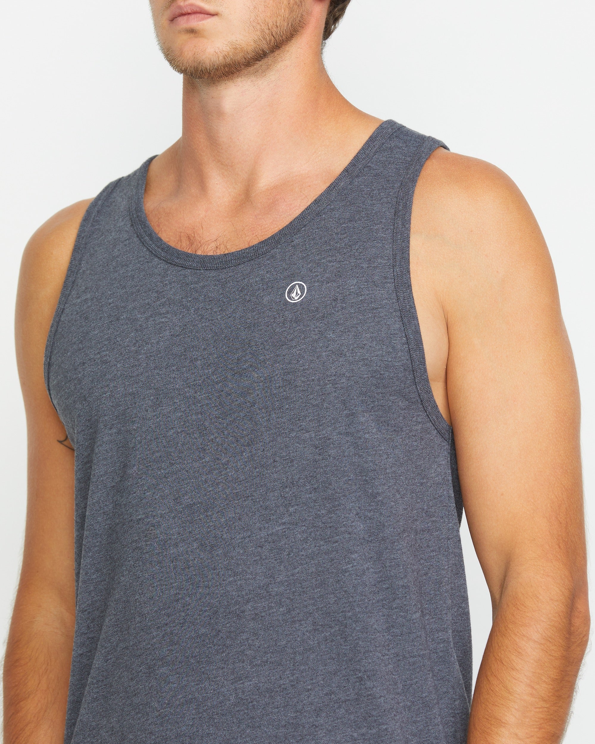 Men's Solid Heather Tank - Image 11