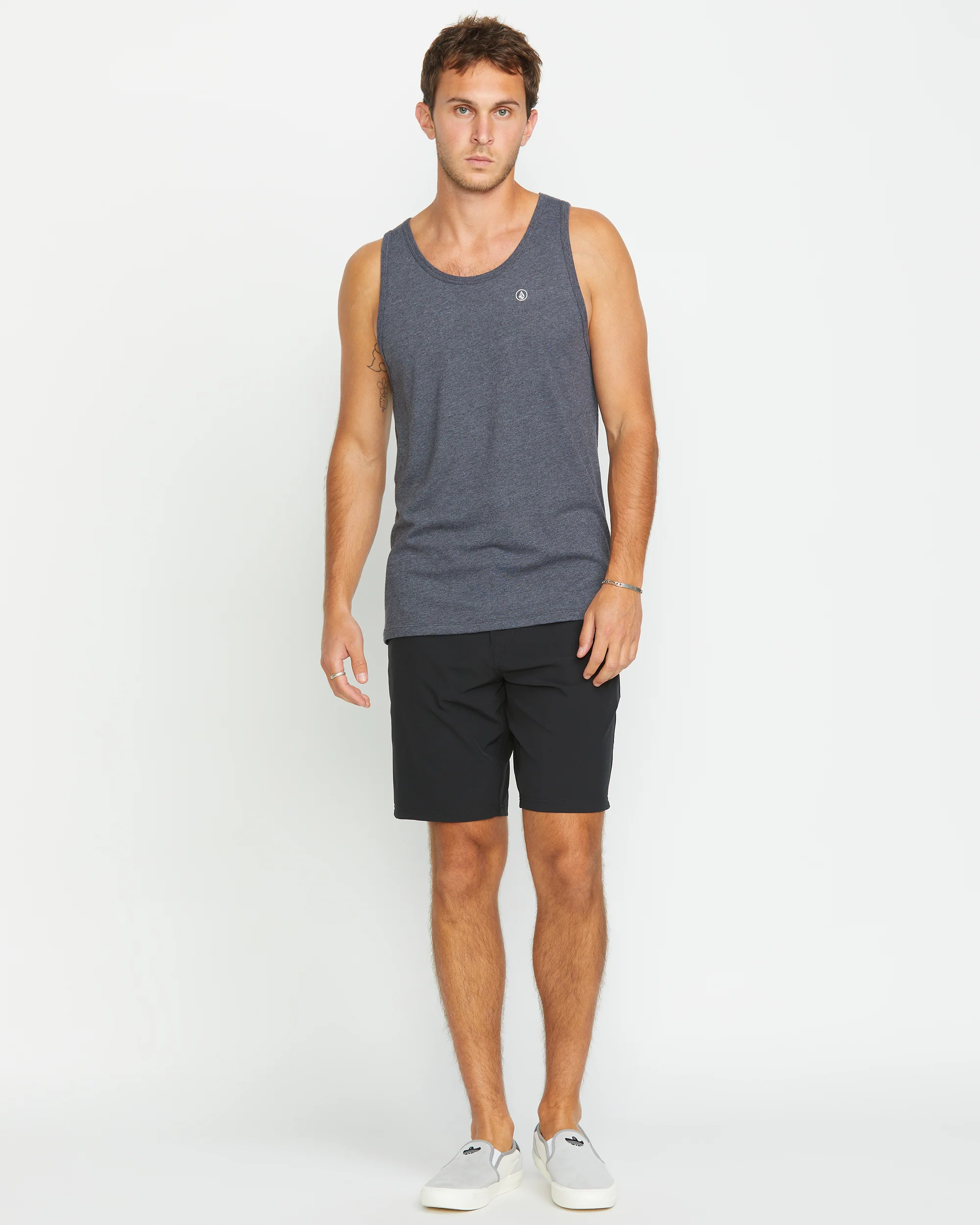 Men's Solid Heather Tank - Image 5