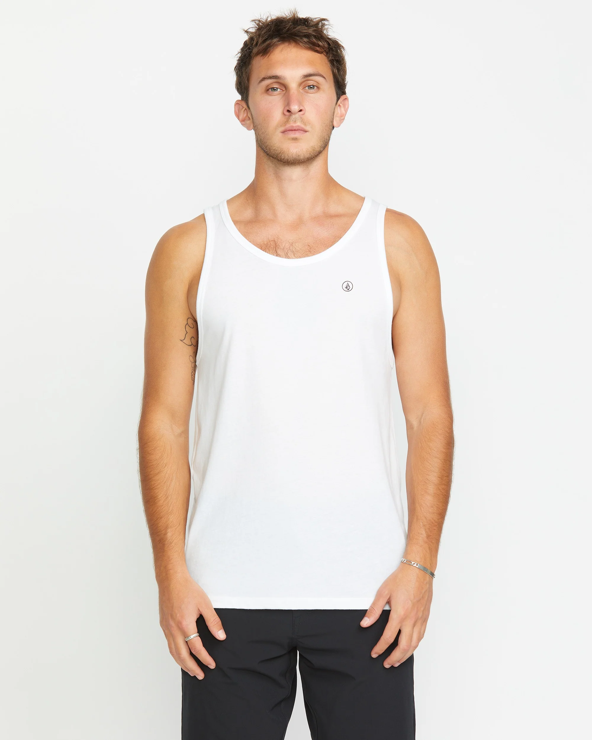 Men's Solid Heather Tank - Image 10