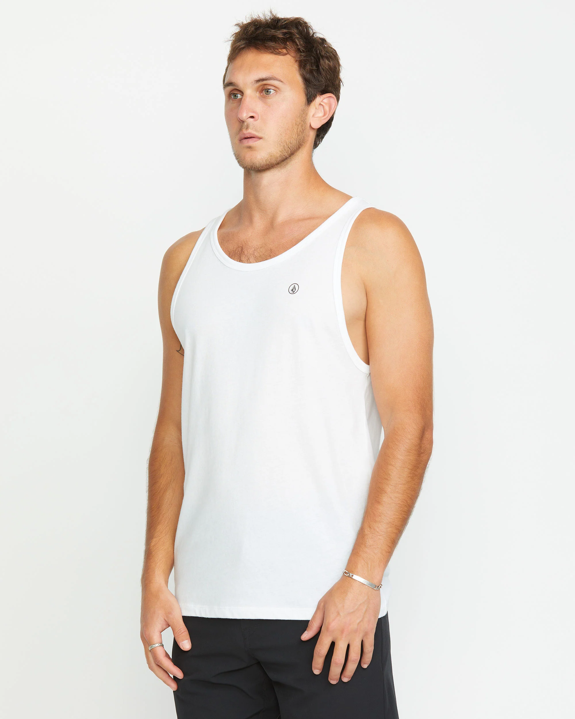 Men's Solid Heather Tank - Image 3