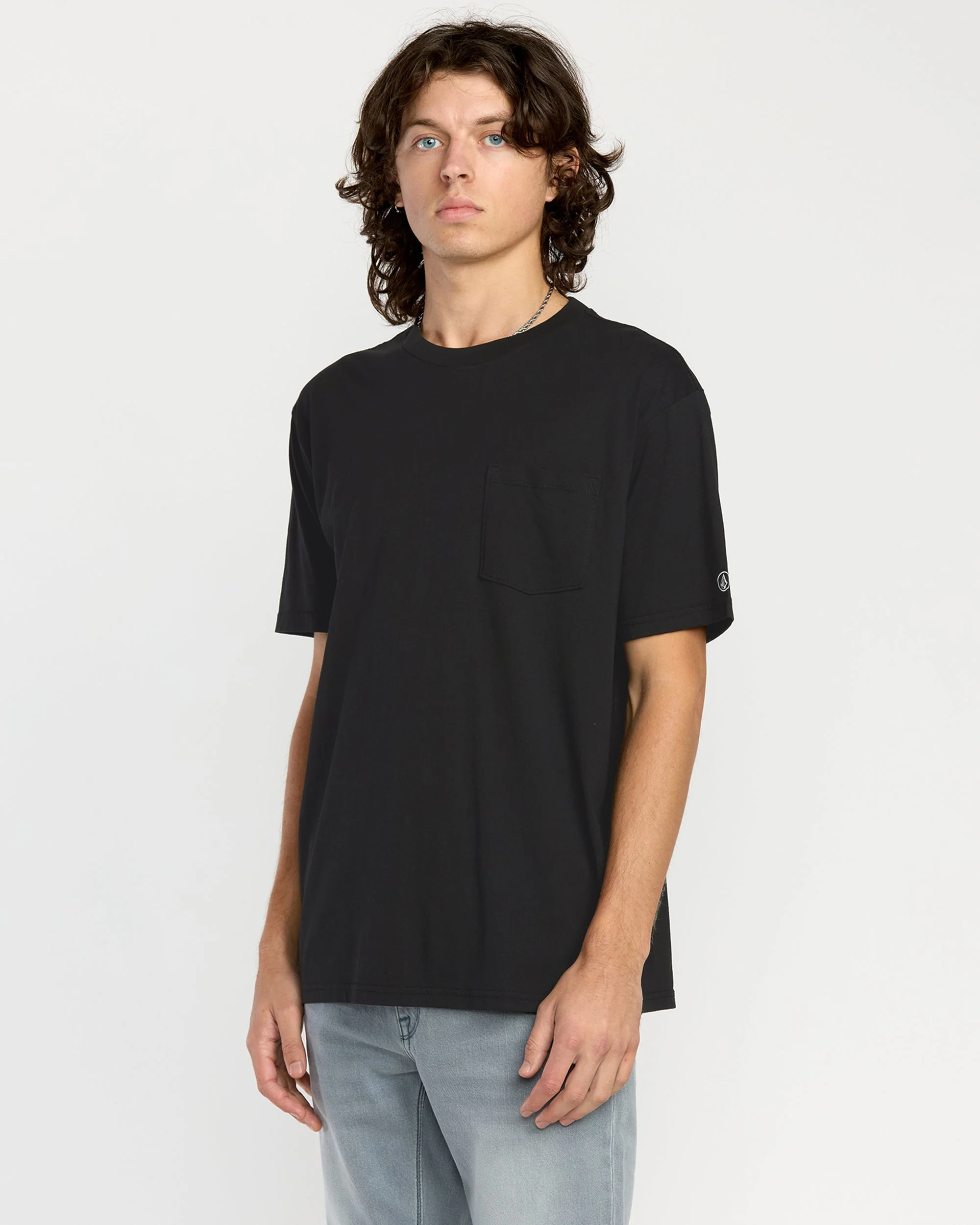 Men's Solid Short Sleeve Pocket Tee - Image 4