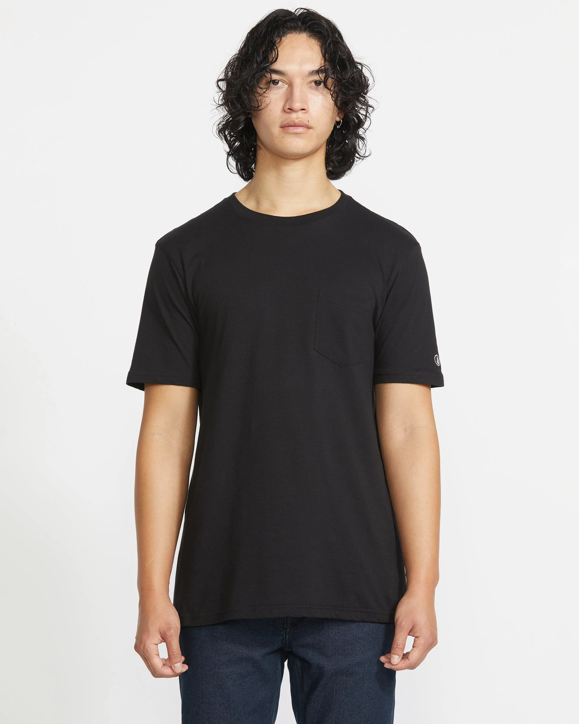 Men's Solid Short Sleeve Tee Pocket Tee - Image 3