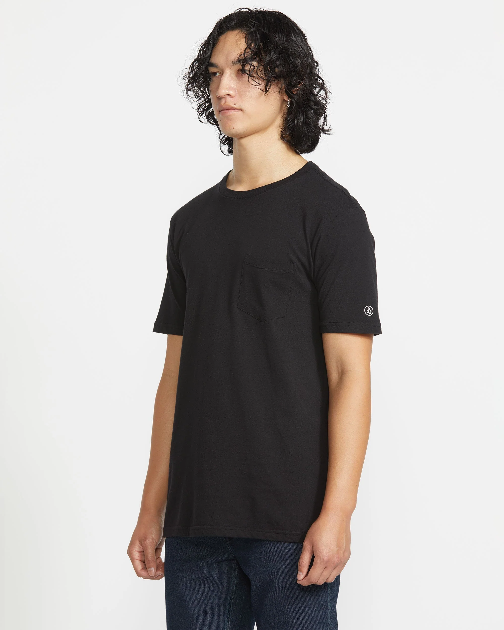 Men's Solid Short Sleeve Tee Pocket Tee - Image 9