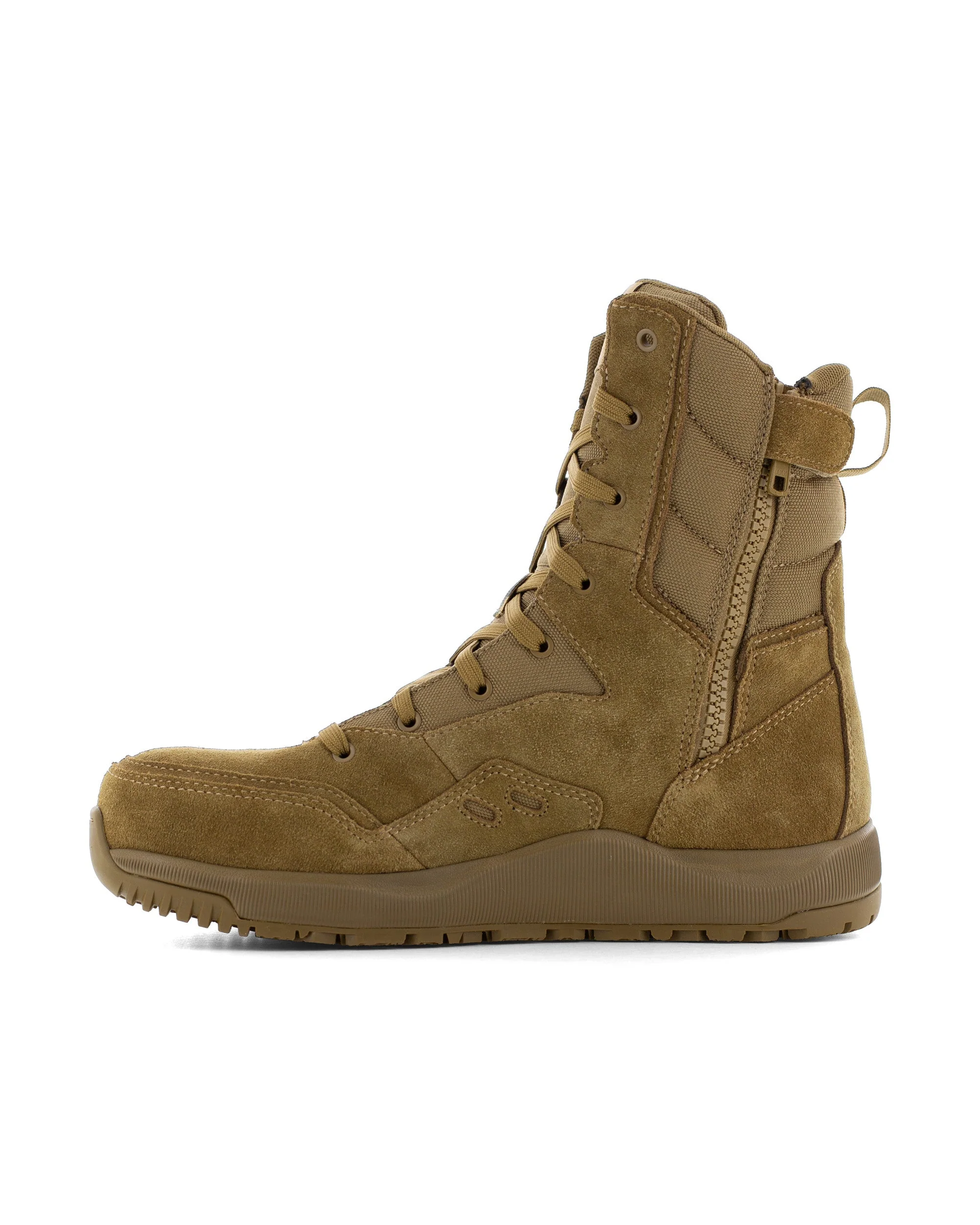Men's Stone Force Safety Toe Tactical Boots with Side Zipper - Image 4