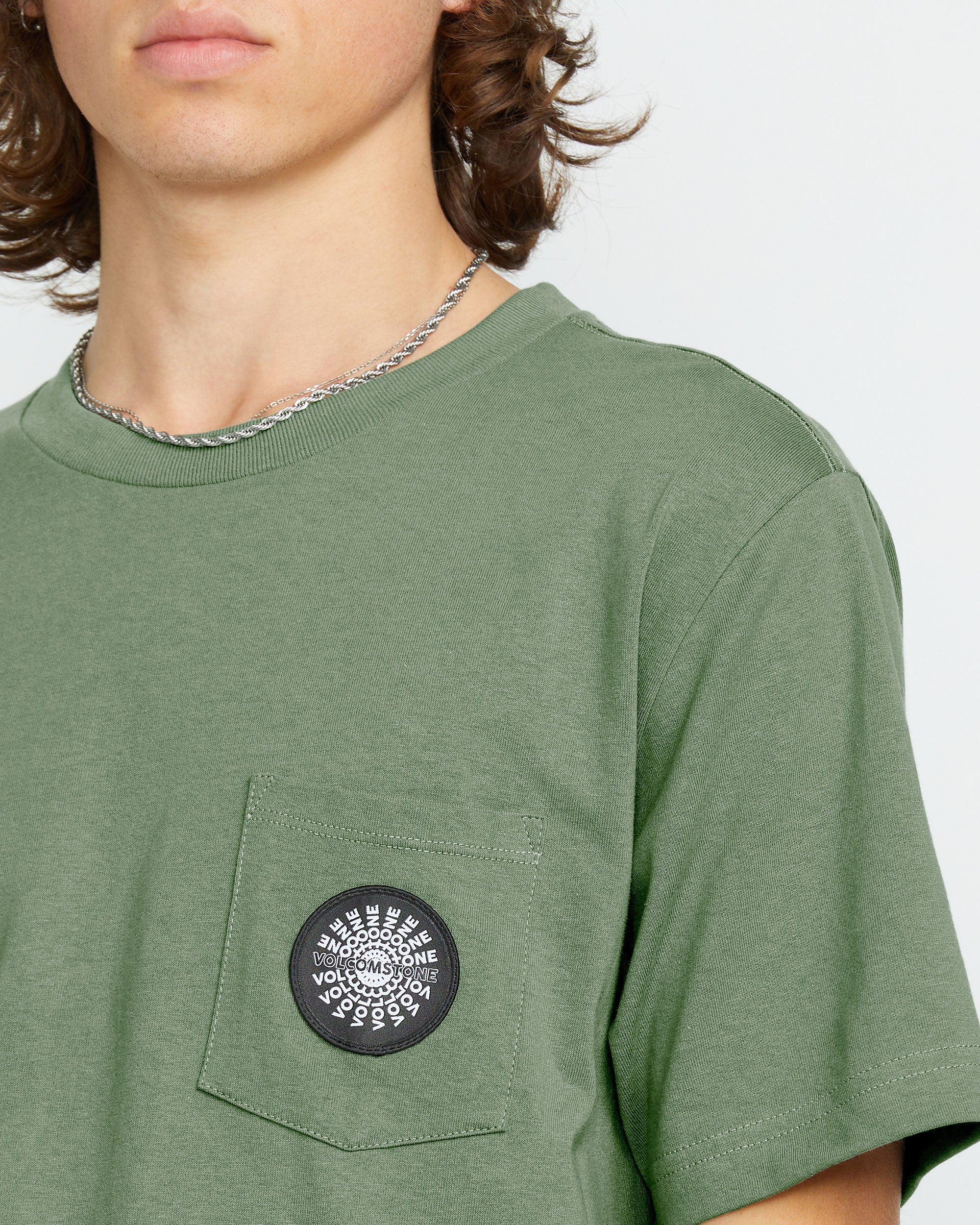 Men's Woven Label Pocket Tee - Image 5