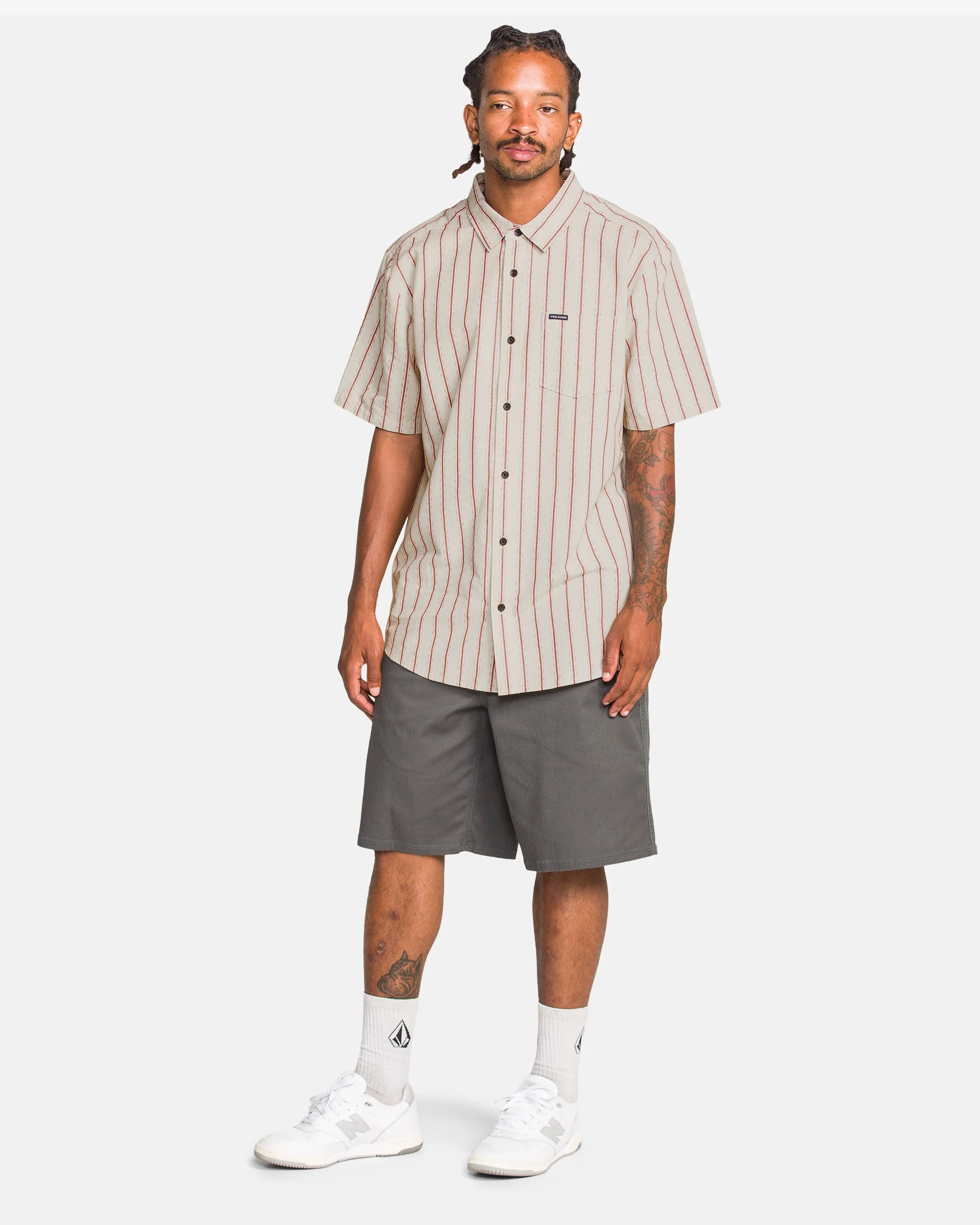 Men's Sato Stripe Short Sleeve Shirt - Image 5