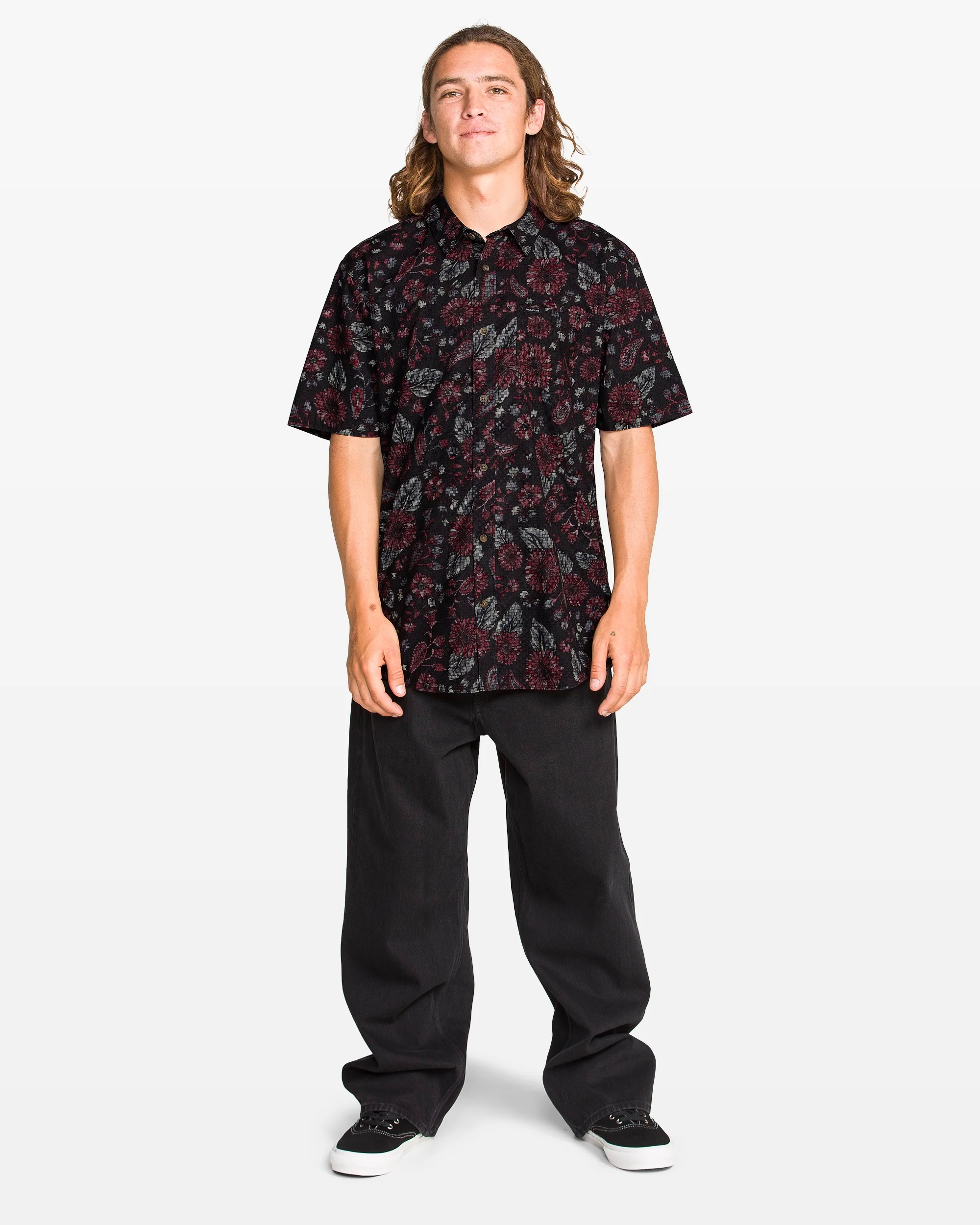 Men's Scaler Stone Woven Short Sleeve Shirt - Image 3