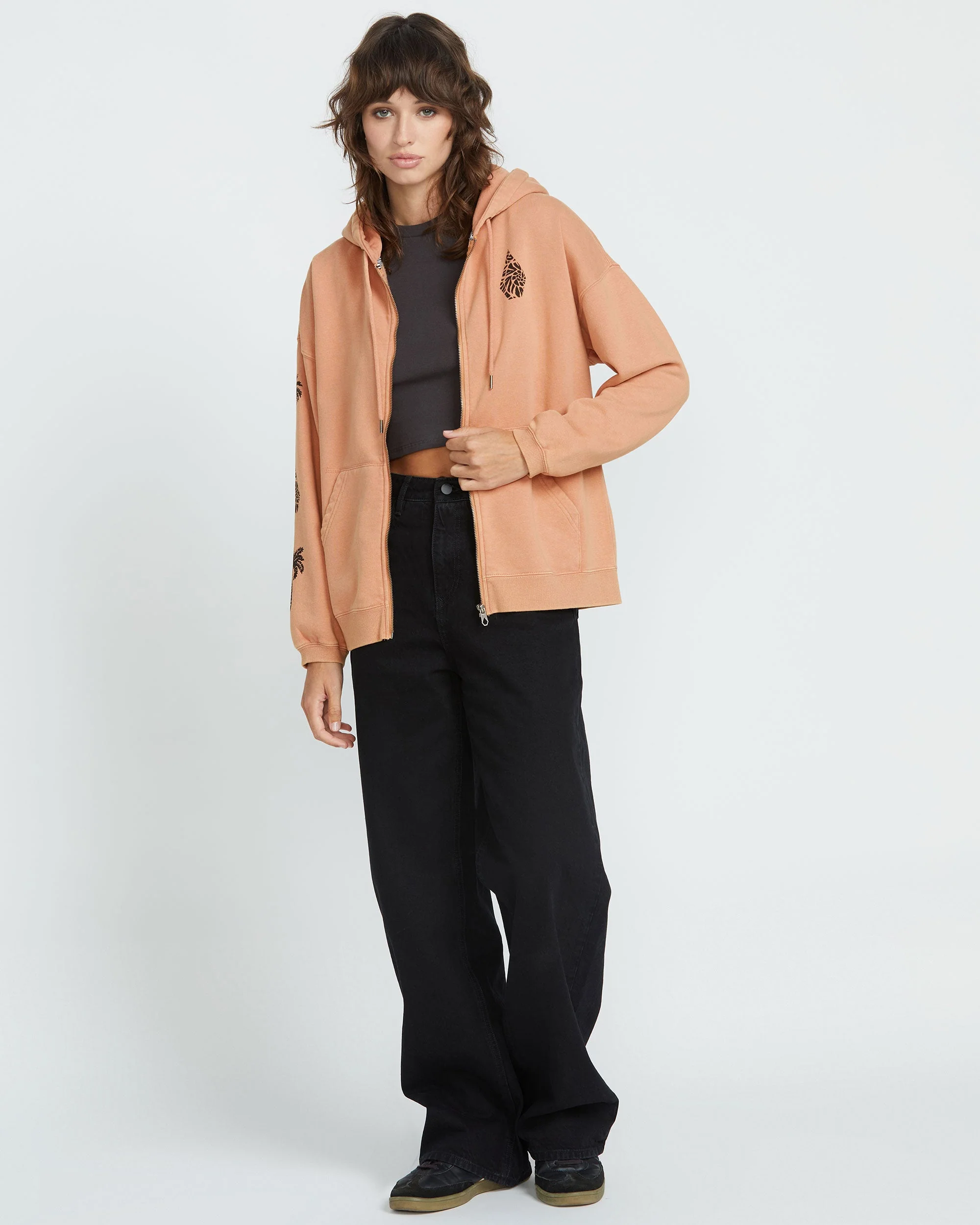 Women's Stone Art Up Zip Hoodie - Image 5