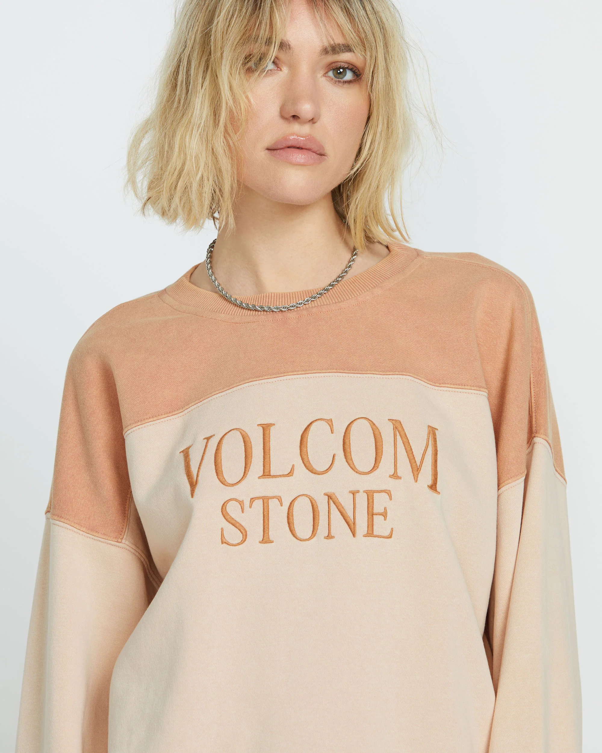 Women's Stone Blocked Crew - Image 5