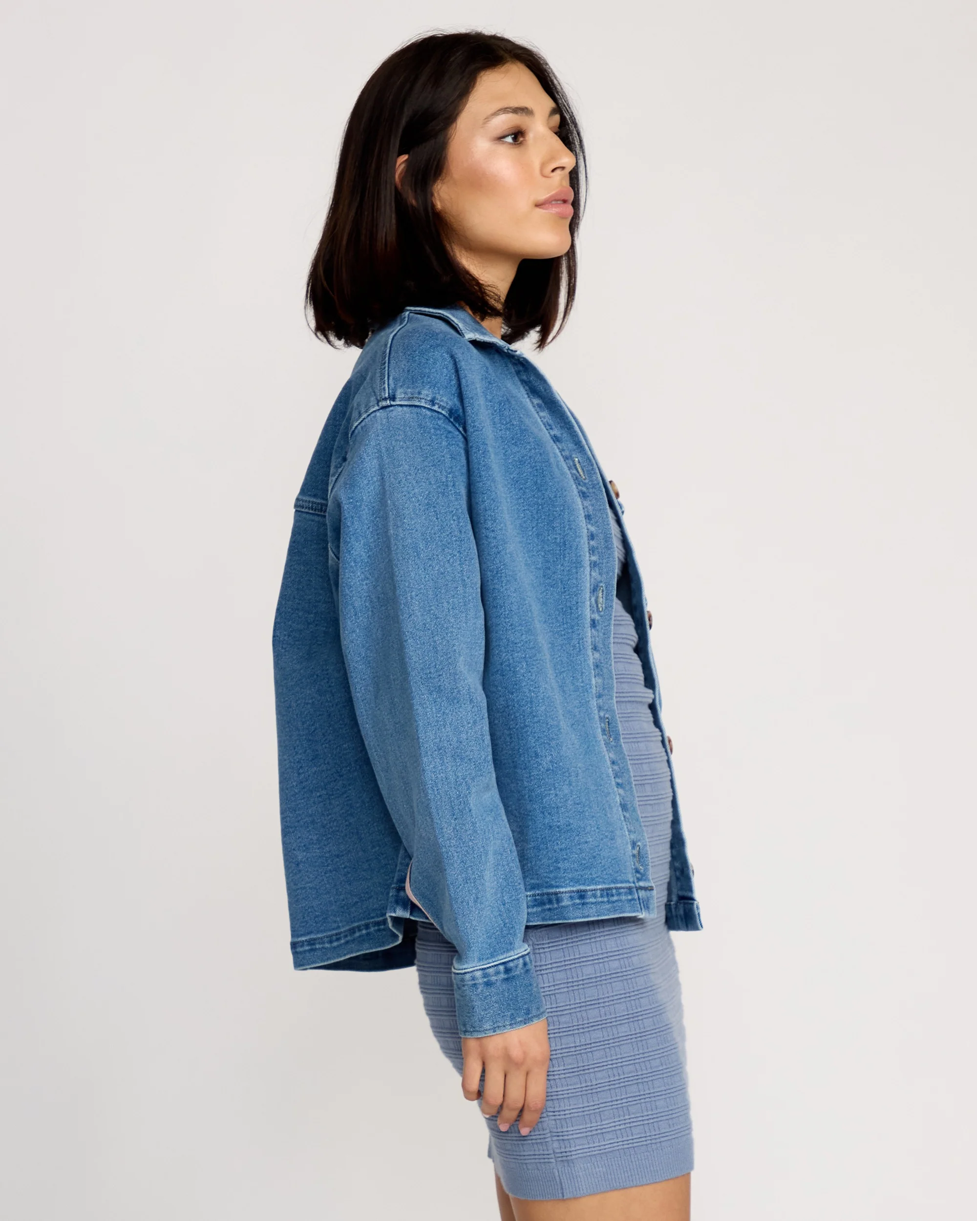 Women's Stoned BF Shacket - Image 3