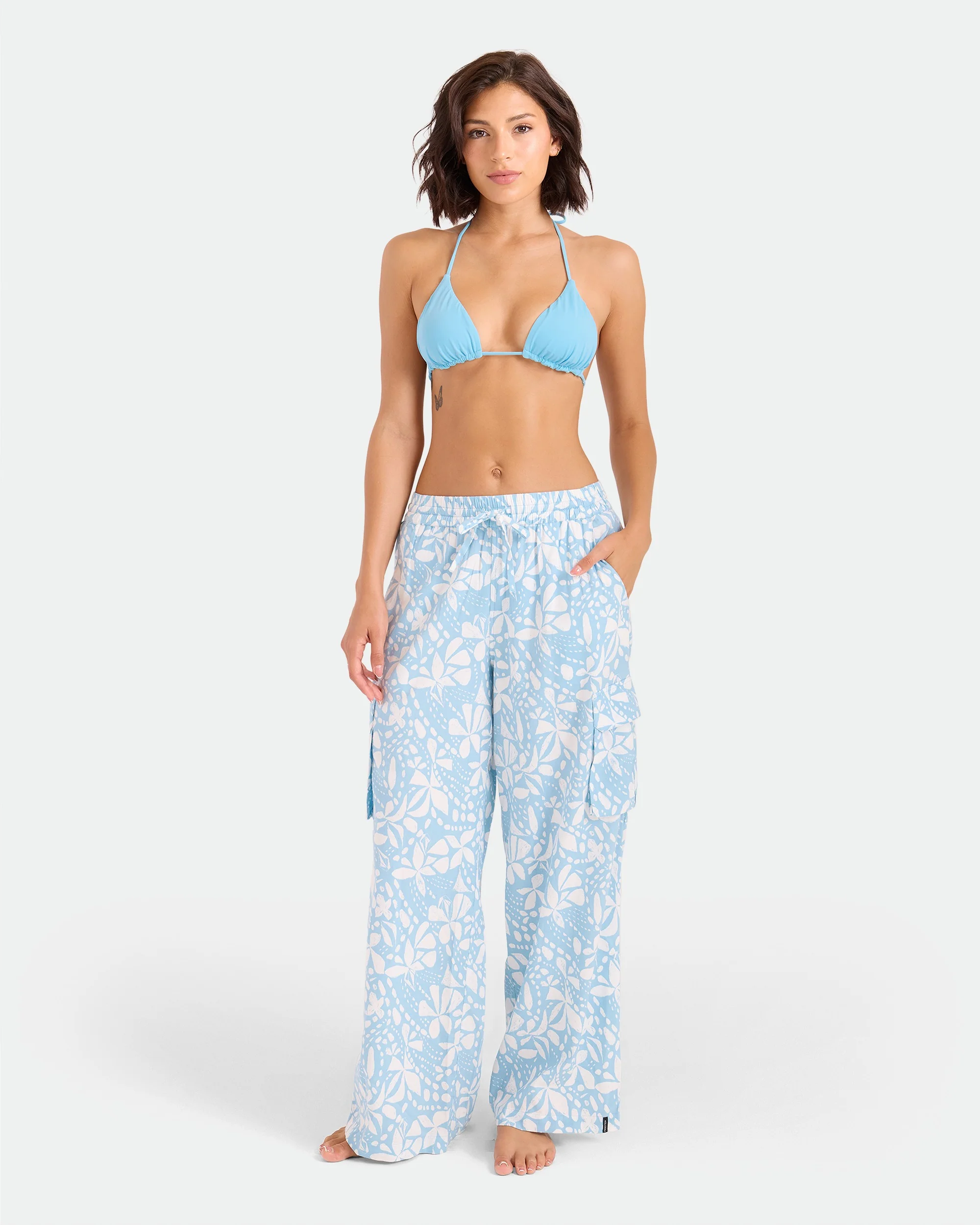 Women's Wide Leg Pull On Pants - Image 5