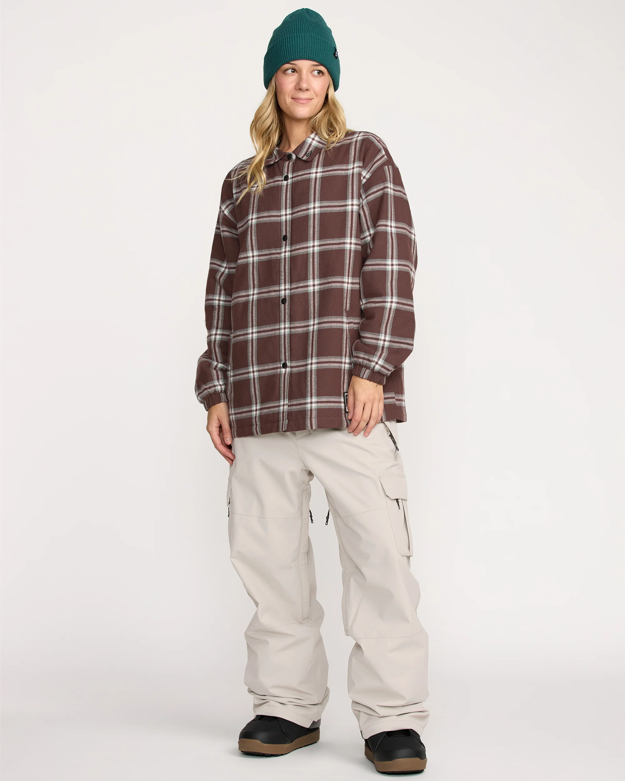 Women's Ins Riding Flannel Jacket - Image 4