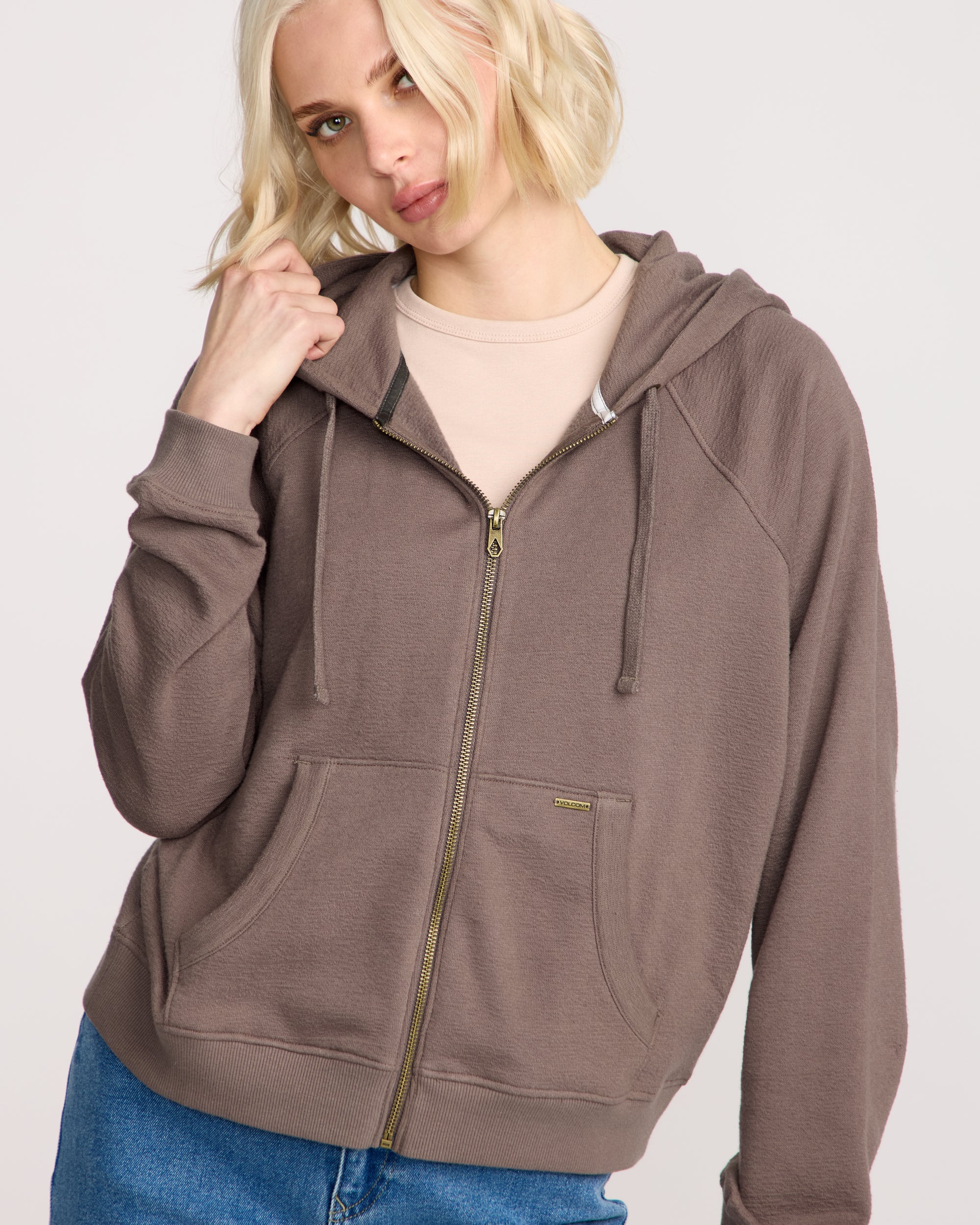 Women's Lived In Fleece Zip Hoodie - Image 5