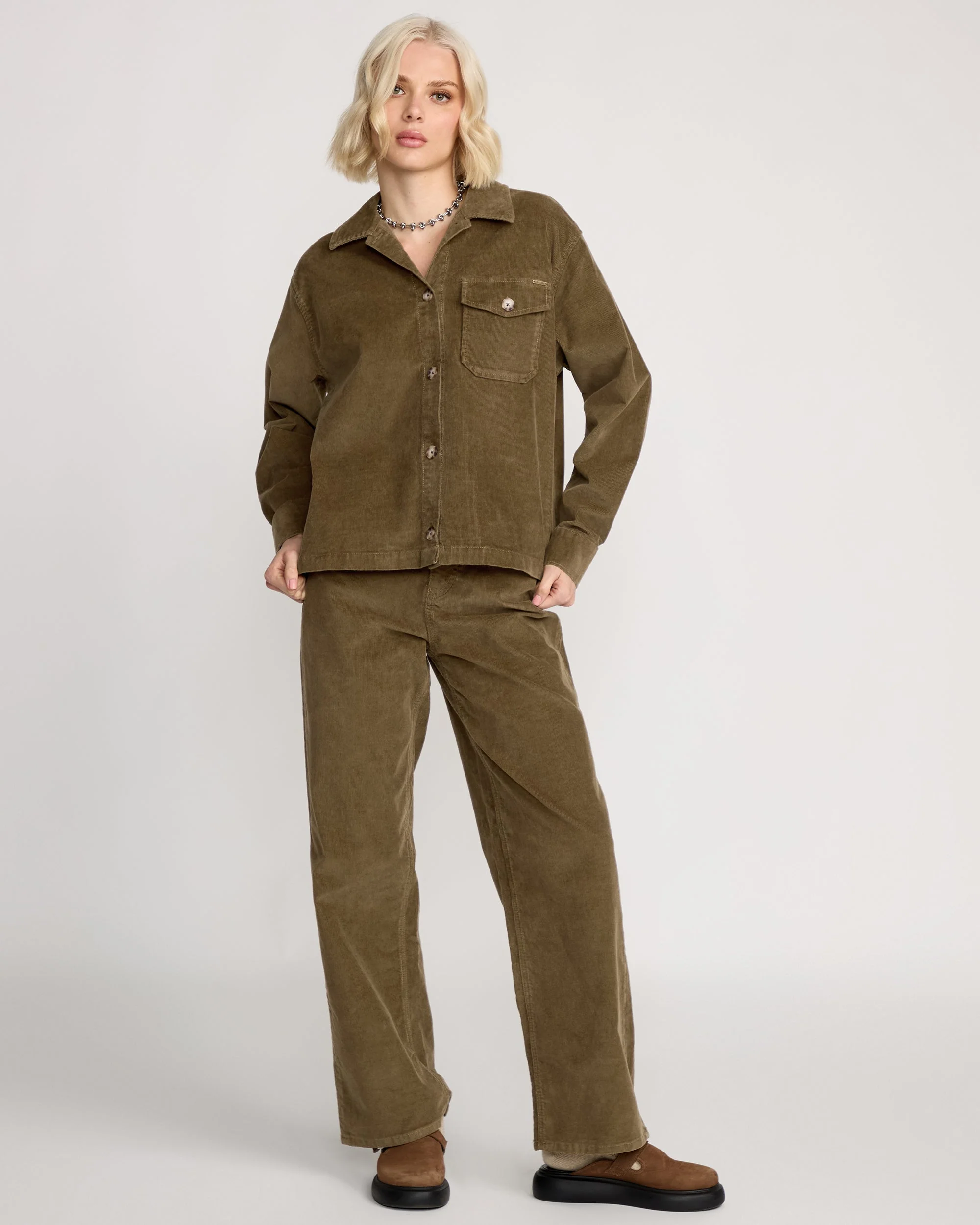 Women's Stoned BF Shacket - Image 2