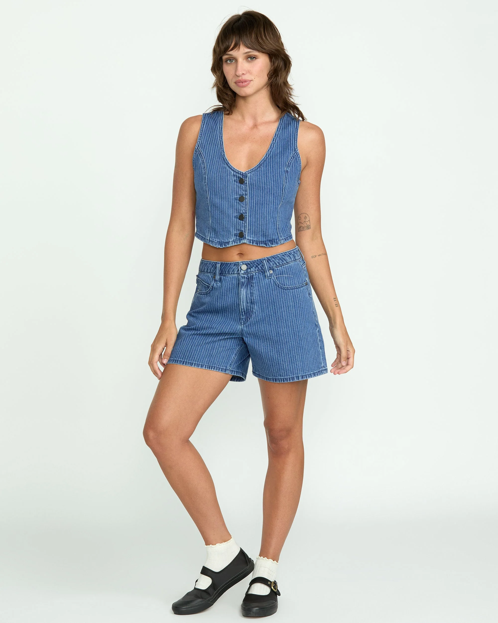 Women's Stoned Boyfriend Shorts - Image 5