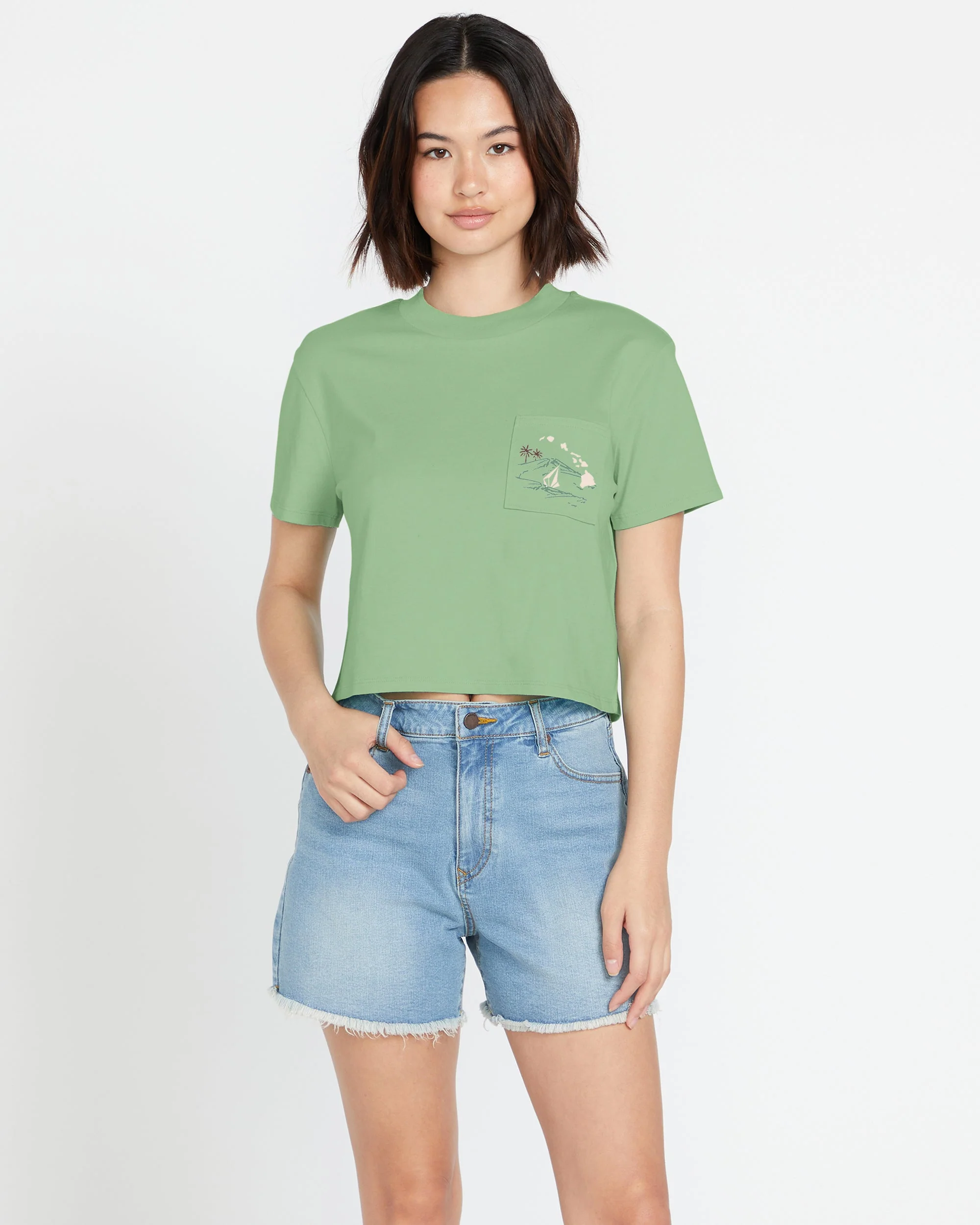 Women's Volcom Island Pocket Tee